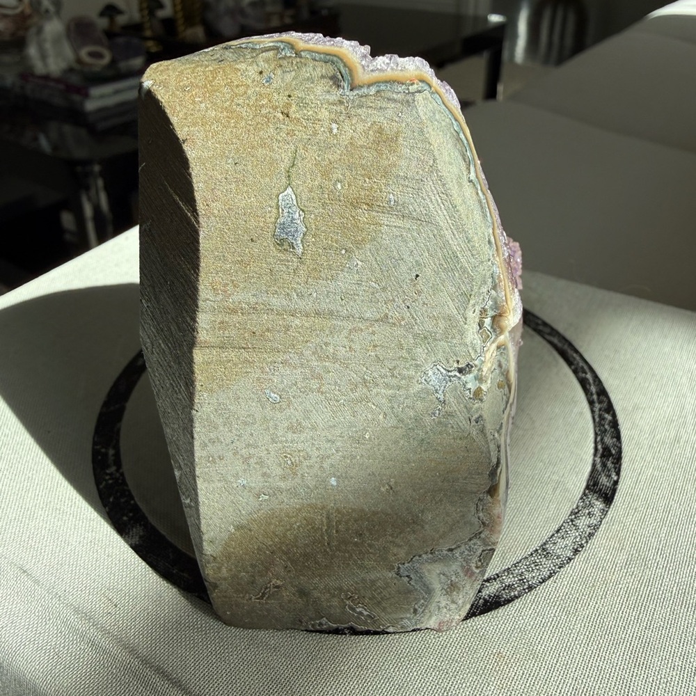 Amethyst Cut Base Crystal Decor - Picture 6 of 8